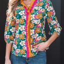  Meadow 3 4 Sleeve Blouse