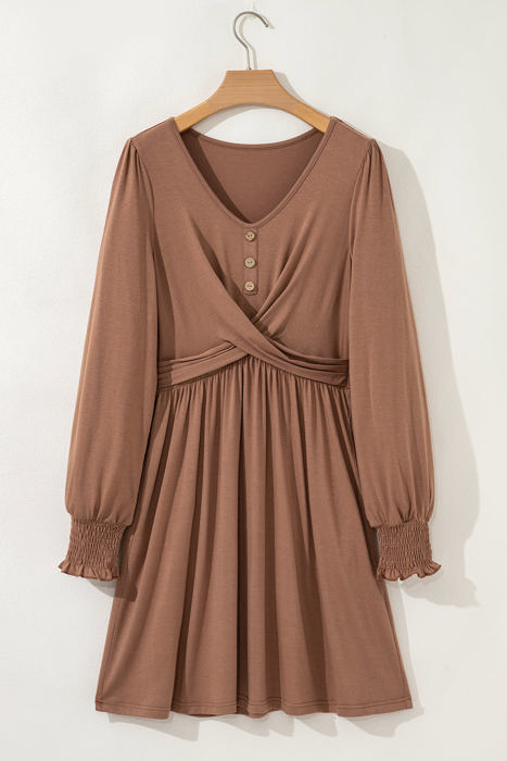 Megan Long Sleeve Mini Dress