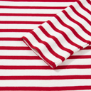  Meilani Stripe Ruffle Trim Long Sleeve Top