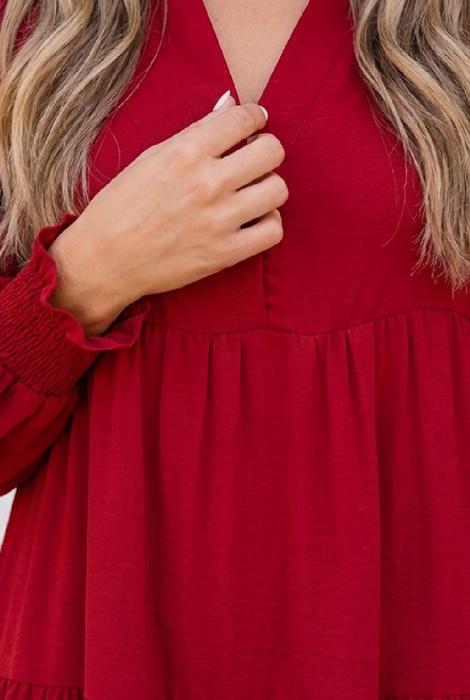 Melani Tiered Shift Midi Dress
