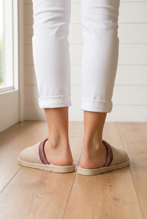 Melanie Detail Winter Slippers