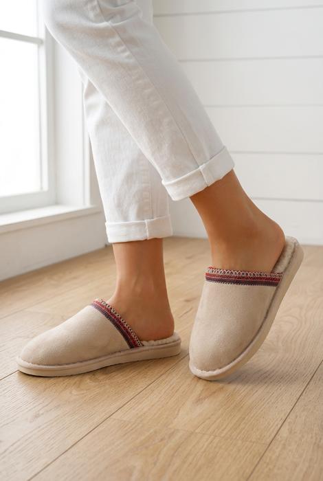 Melanie Detail Winter Slippers