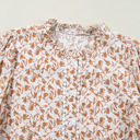  Melanie Lace Floral Puff Sleeve Top