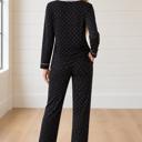  Melanie Pajama Pant Set Long Sleeve Top