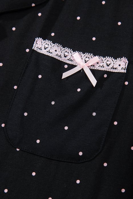 Melanie Pajama Pant Set Long Sleeve Top