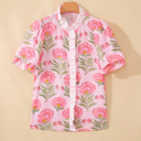  Melanie Trim Puff Sleeve Shirt