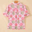  Melanie Trim Puff Sleeve Shirt