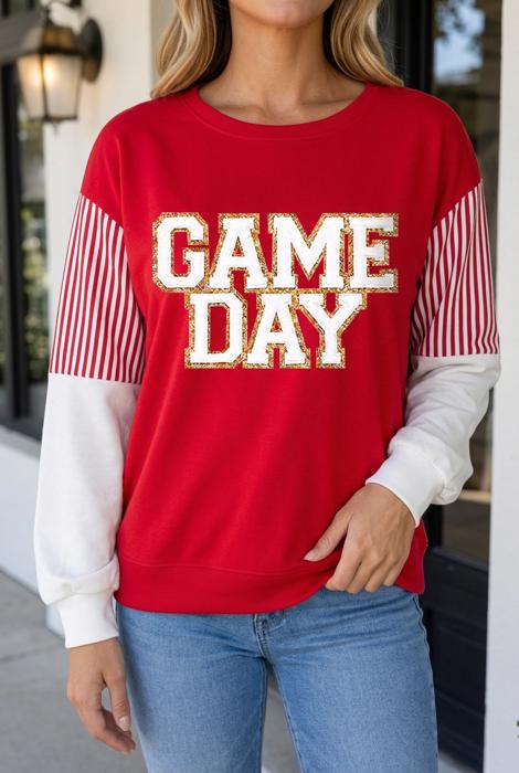 Melany Game Day Graphic Pullover