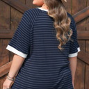  Melany Trim Ribbed T PLUS Shirt