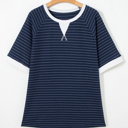  Melany Trim Ribbed T PLUS Shirt