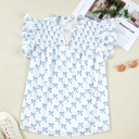  Melody Short Sleeve Bow PLUS Top