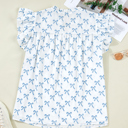  Melody Short Sleeve Bow PLUS Top