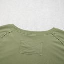  Mena Guacamole Paneling Long Sleeve Top