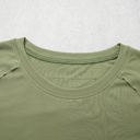  Mena Guacamole Paneling Long Sleeve Top