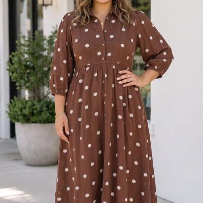 Mercy Long Sleeve Shift PLUS Dress