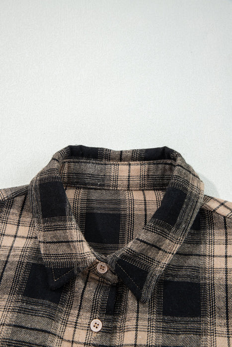 Meredith Double Flap Brushed Shacket