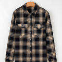 Multicolour Large Meredith Double Flap Brushed Shacket