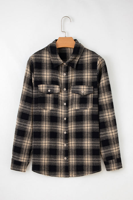 Meredith Double Flap Brushed Shacket