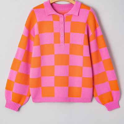 Meredith Polo Collar Baggy Sweater