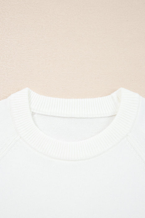 Merry Christmas Raglan Sleeve Sweater