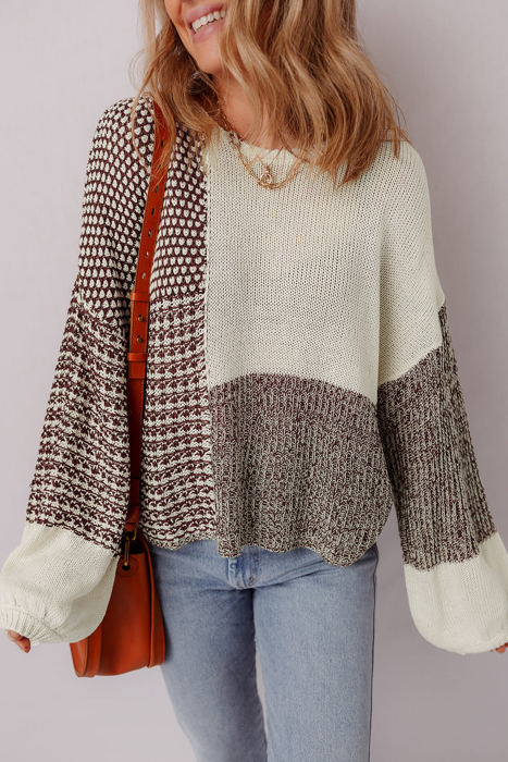 Mia Drop Shoulder Loose Sweater