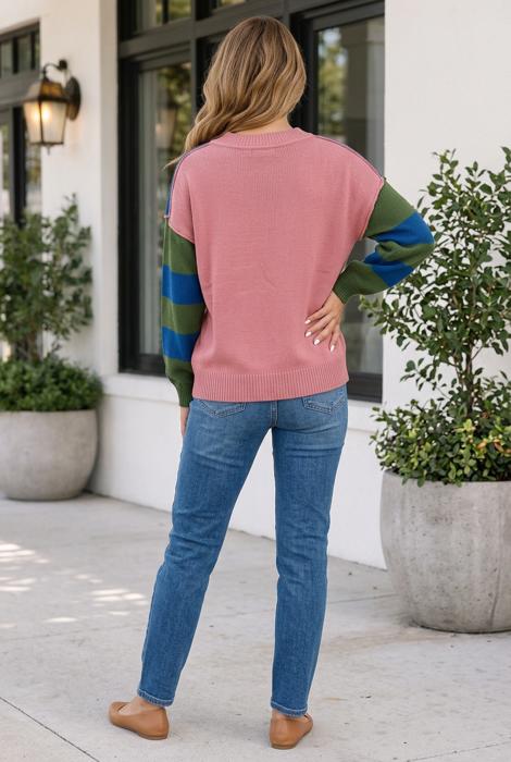 Mia Sleeve Pullover Sweater Long Sleeve Top
