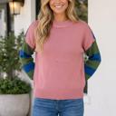  Mia Sleeve Pullover Sweater Long Sleeve Top