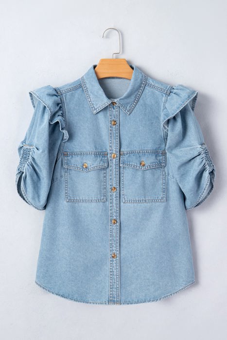 Miah Down Flap Shirt
