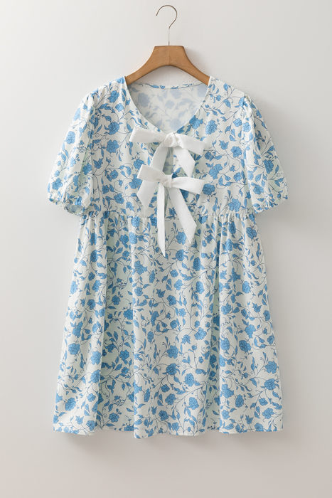 Mikayla Puff Sleeve Mini Dress