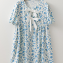  Mikayla Puff Sleeve Mini Dress