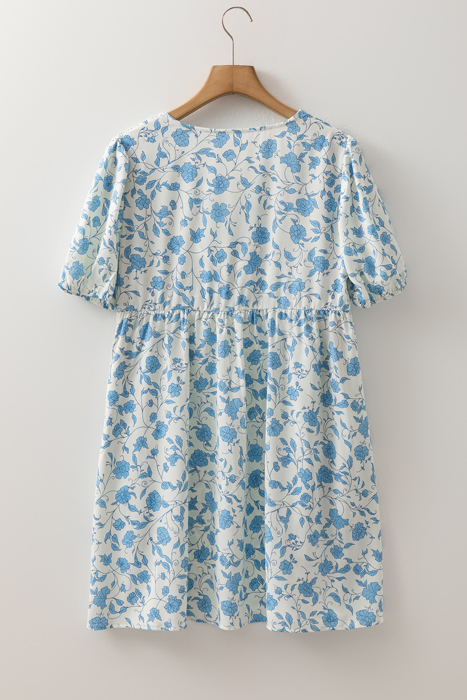 Mikayla Puff Sleeve Mini Dress