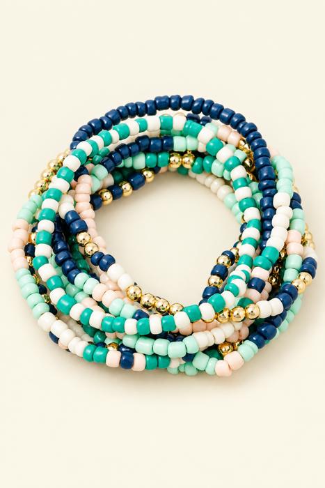 Mila Mixed Mint and Blue Tones Seed