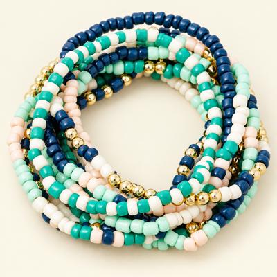 Mila Mixed Mint and Blue Tones Seed