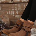  Mila Strap Side Zip Boots