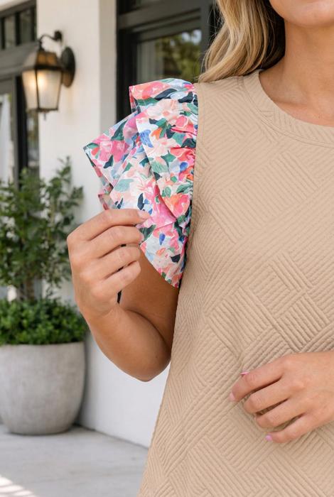 Mila Textured Knit Top