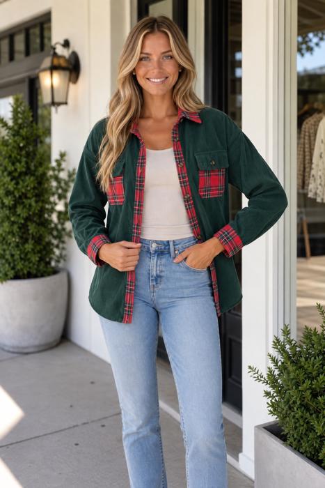 Milana Long Sleeve Shift Shacket