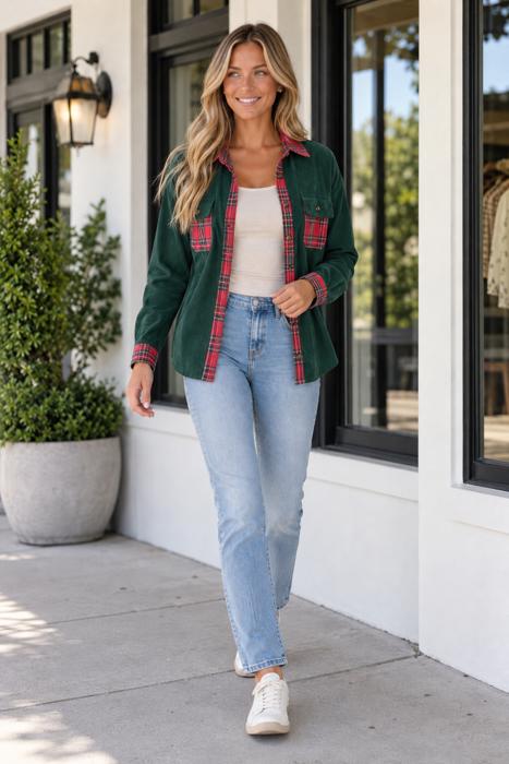 Milana Long Sleeve Shift Shacket