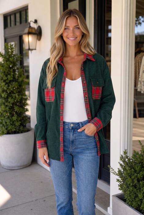 Milana Long Sleeve Shift Shacket