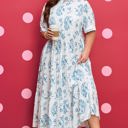  Milana Short Sleeve Maxi PLUS Dress