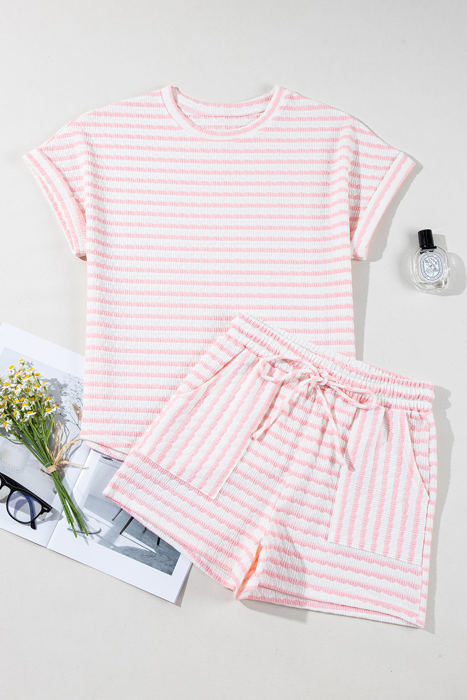 Milana Stripe Knitted Set