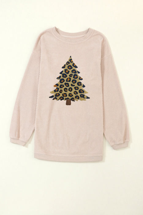 Milazia Tree Graphic Corded Sweatshirt