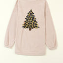  Milazia Tree Graphic Corded Sweatshirt