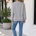  Millee Zip Loose Sweatshirt