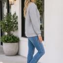  Millee Zip Loose Sweatshirt
