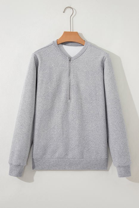 Millee Zip Loose Sweatshirt