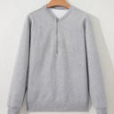  Millee Zip Loose Sweatshirt