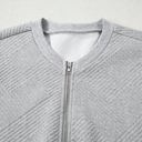  Millee Zip Loose Sweatshirt
