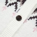  Mina Pattern Brushed Knit Cardigan