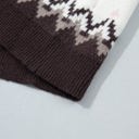  Mina Pattern Brushed Knit Cardigan