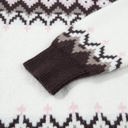  Mina Pattern Brushed Knit Cardigan